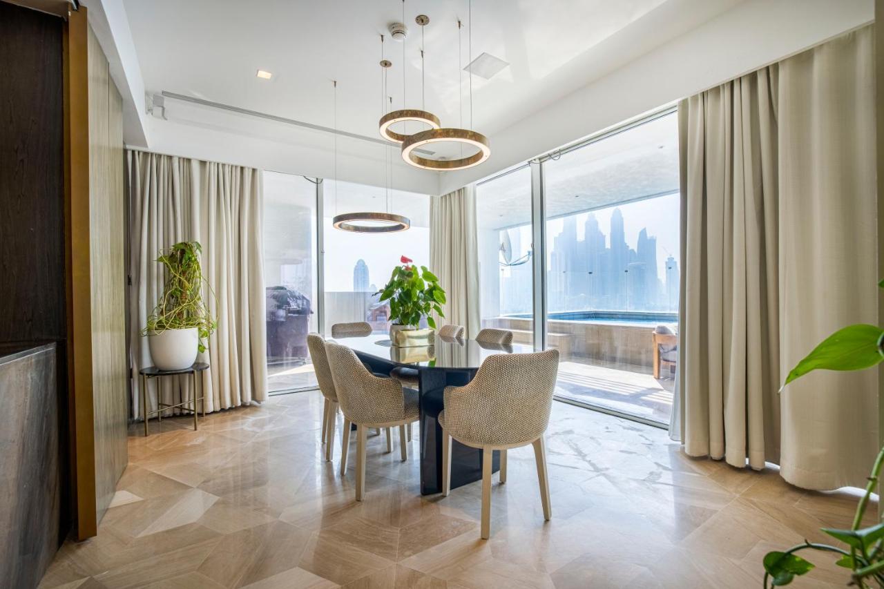 Five Palm Jumeirah 2Br Luxury Penthouse , Full Marina See View With Private Pool Dubaj Exteriér fotografie