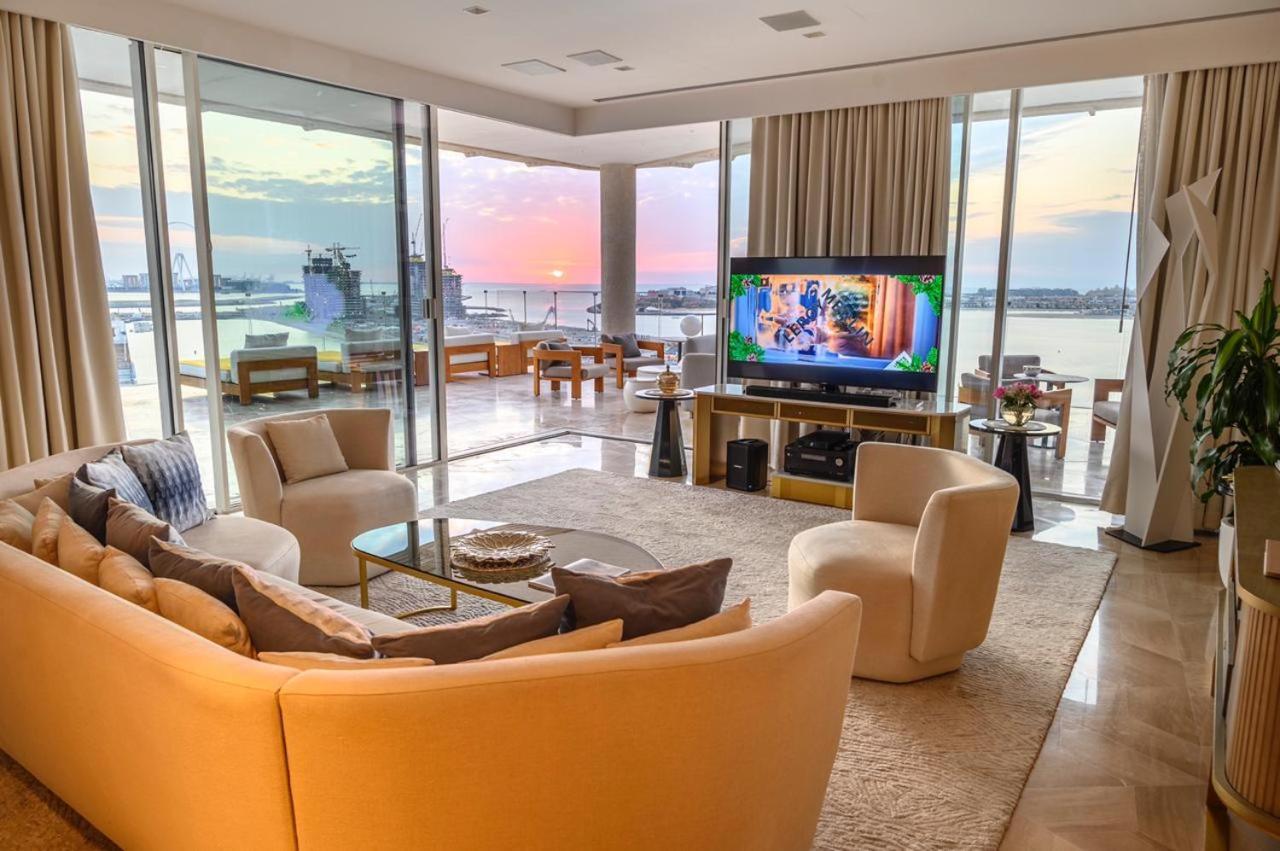 Five Palm Jumeirah 2Br Luxury Penthouse , Full Marina See View With Private Pool Dubaj Exteriér fotografie