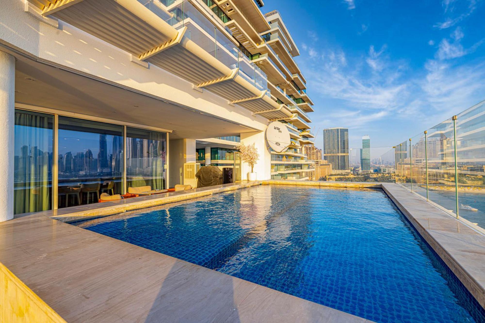 Five Palm Jumeirah 2Br Luxury Penthouse , Full Marina See View With Private Pool Dubaj Exteriér fotografie