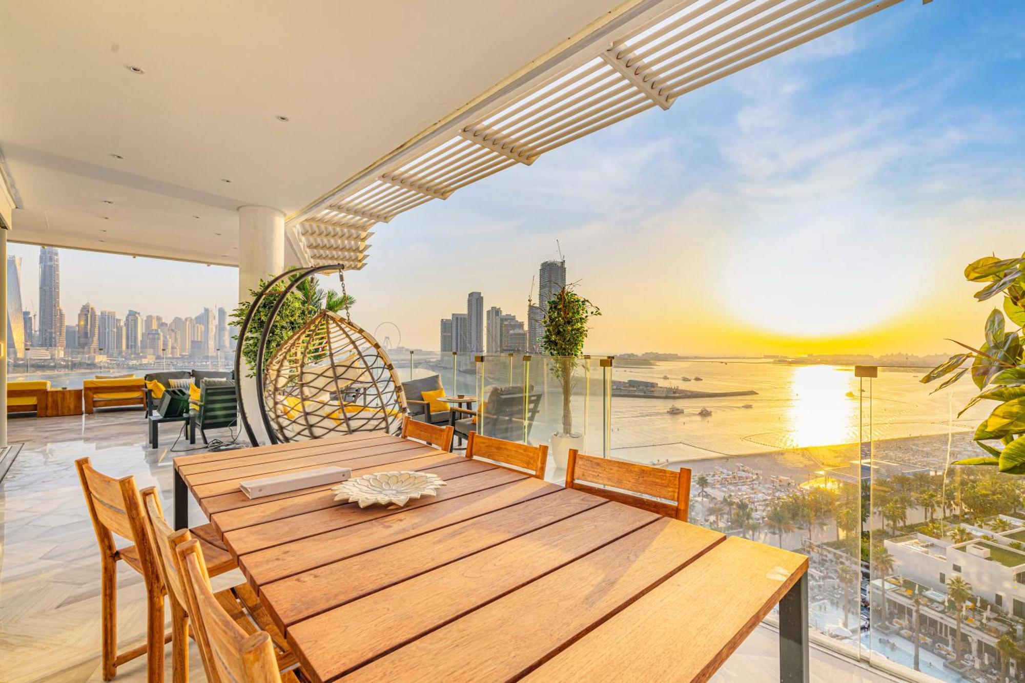 Five Palm Jumeirah 2Br Luxury Penthouse , Full Marina See View With Private Pool Dubaj Exteriér fotografie