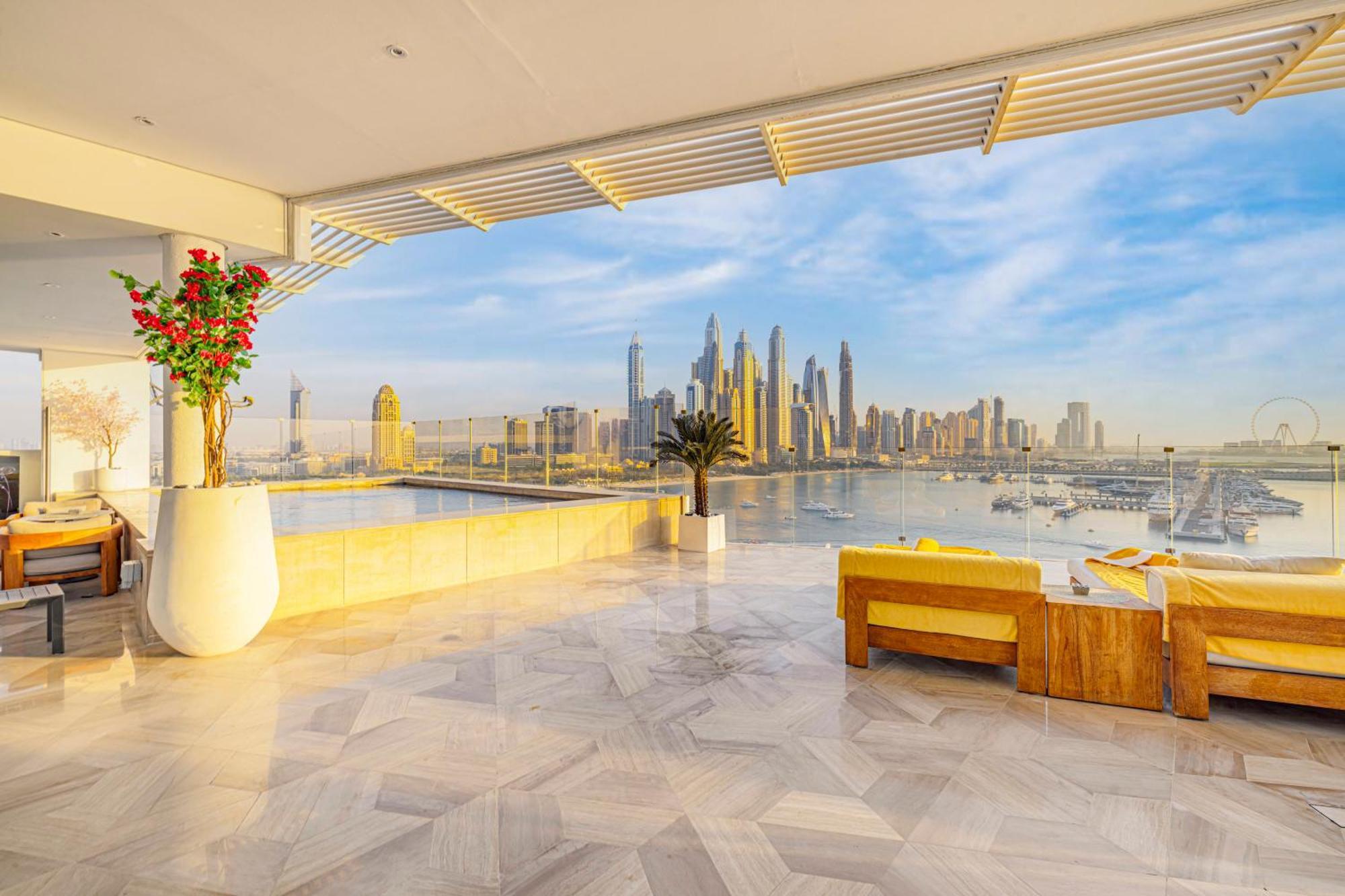 Five Palm Jumeirah 2Br Luxury Penthouse , Full Marina See View With Private Pool Dubaj Exteriér fotografie