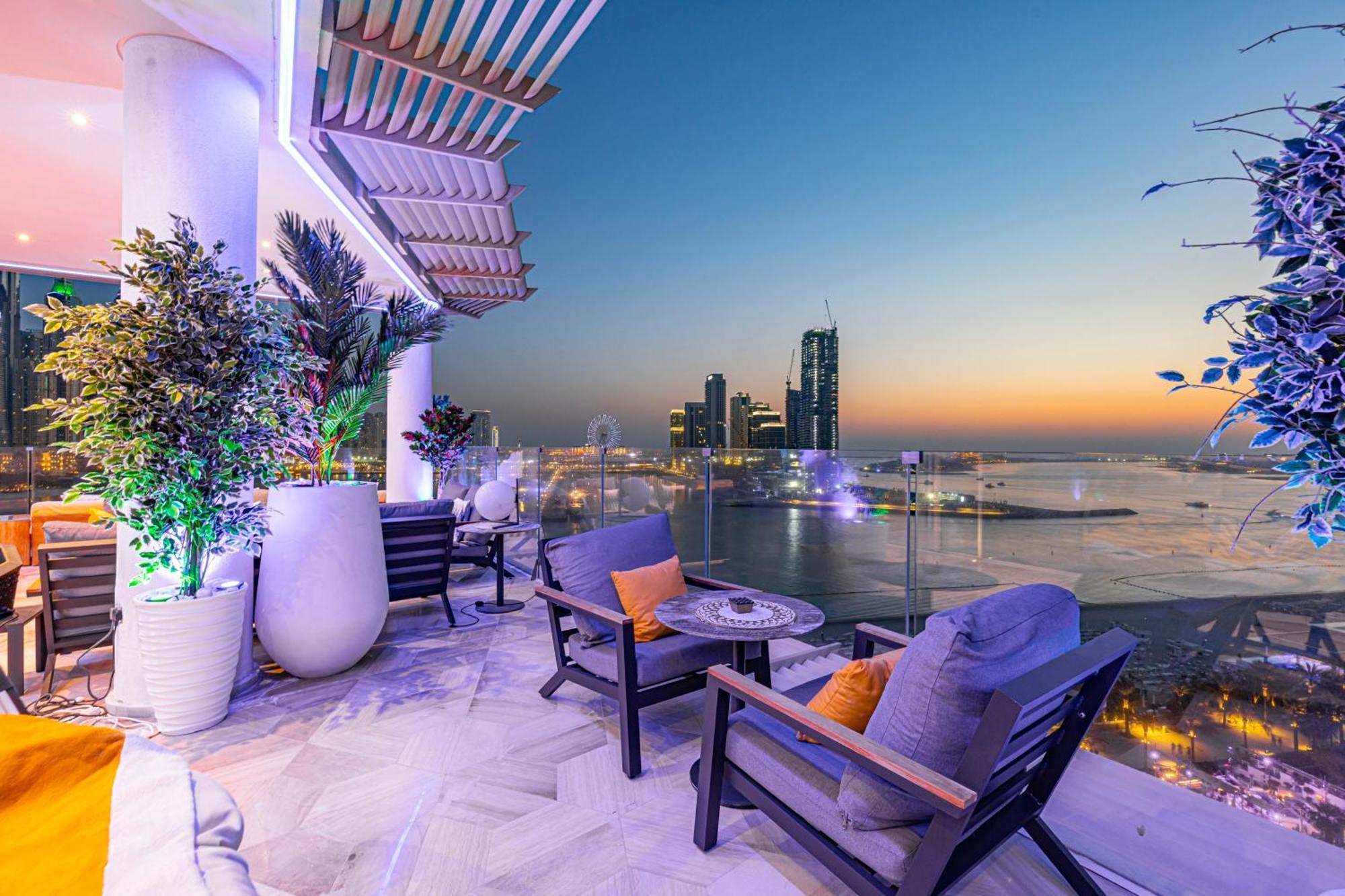 Five Palm Jumeirah 2Br Luxury Penthouse , Full Marina See View With Private Pool Dubaj Exteriér fotografie